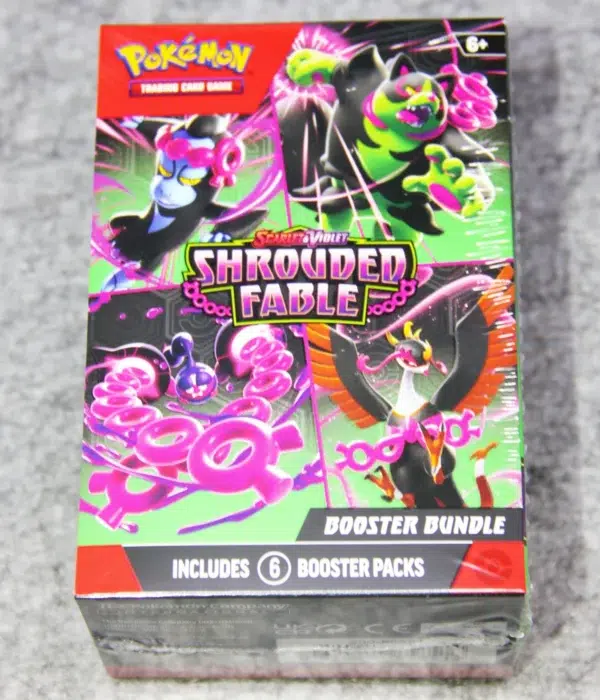 Pokemon TCG Scarlet & Violet Shrouded Fable Booster 6pk Bundle - front