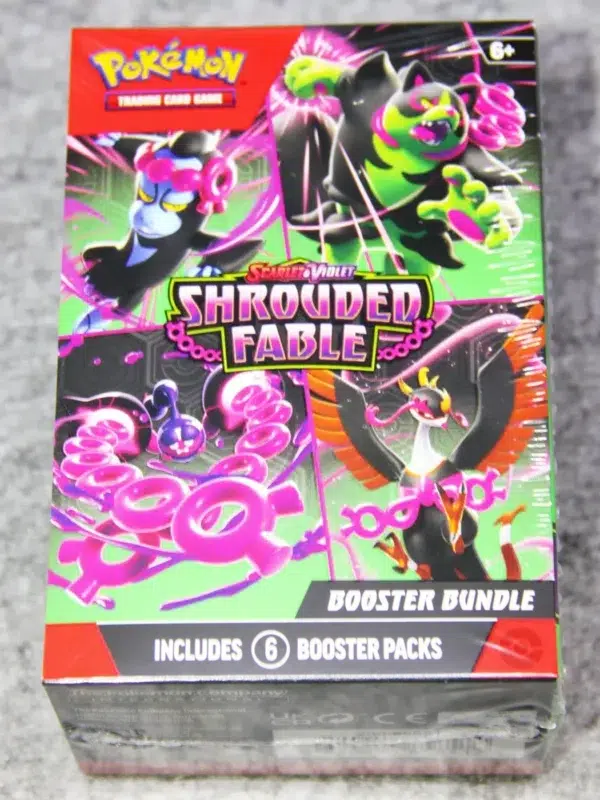 Pokemon TCG Scarlet & Violet Shrouded Fable Booster 6pk Bundle - front