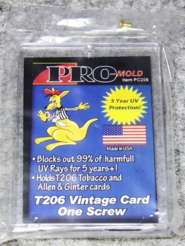 Pro-Mold 1-Screw Card Holder T206 Tobacco and Allen & Ginter - front