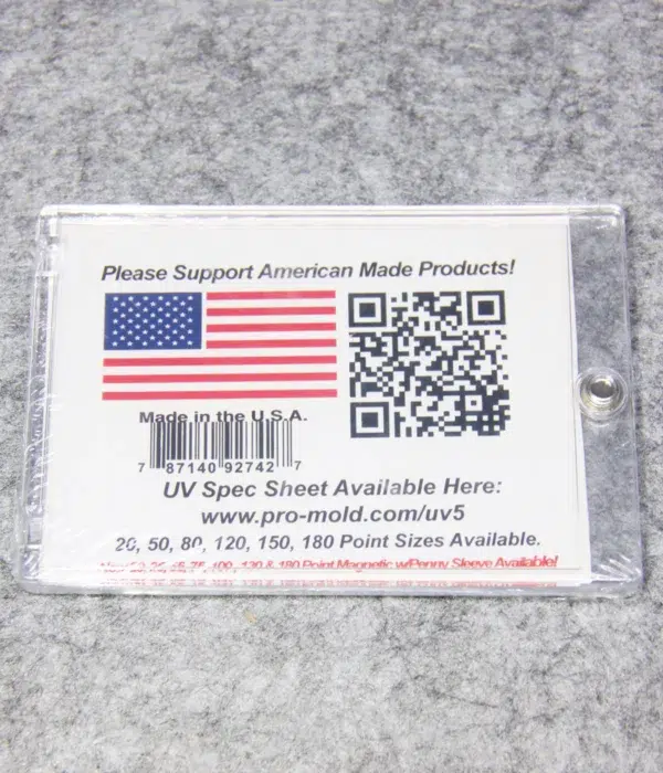 Pro-Mold Magnetic Card Holder 35pt with Penny Sleeve - back