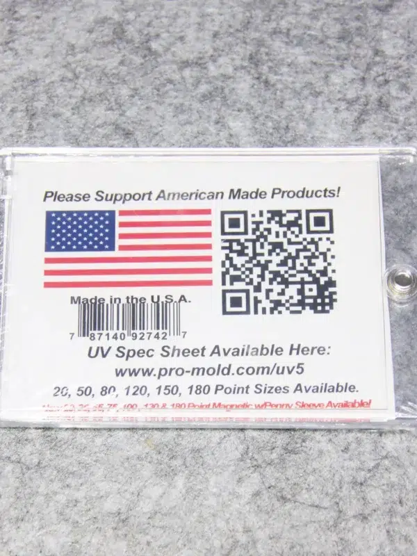 Pro-Mold Magnetic Card Holder 35pt with Penny Sleeve - back