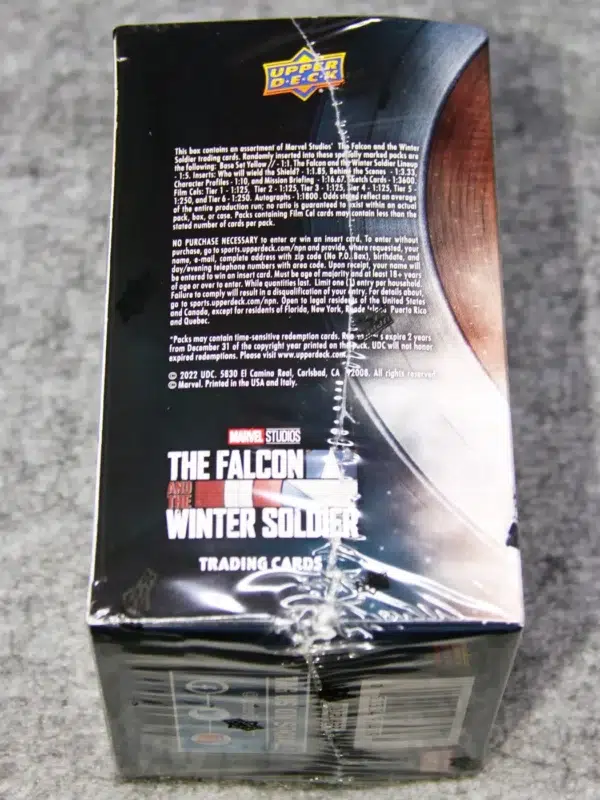 2022 Upper Deck Marvel The Falcon and the Winter Soldier Blaster Box - side