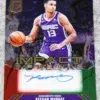 2023-24 Keegan Murray #II-KEE Panini Donruss Elite Impact Impressions Red Green Int’l Autograph - front