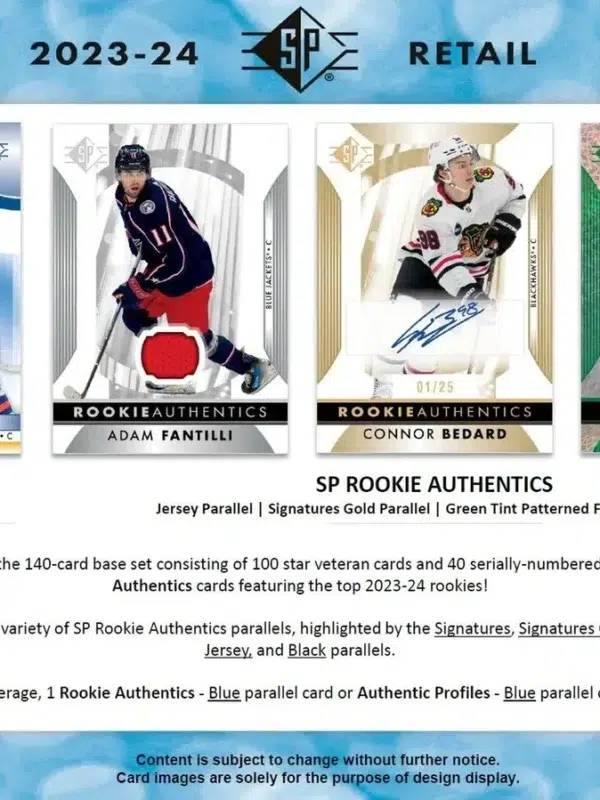 2023-24 Upper Deck SP Hockey NHL Blaster Box - supplier3