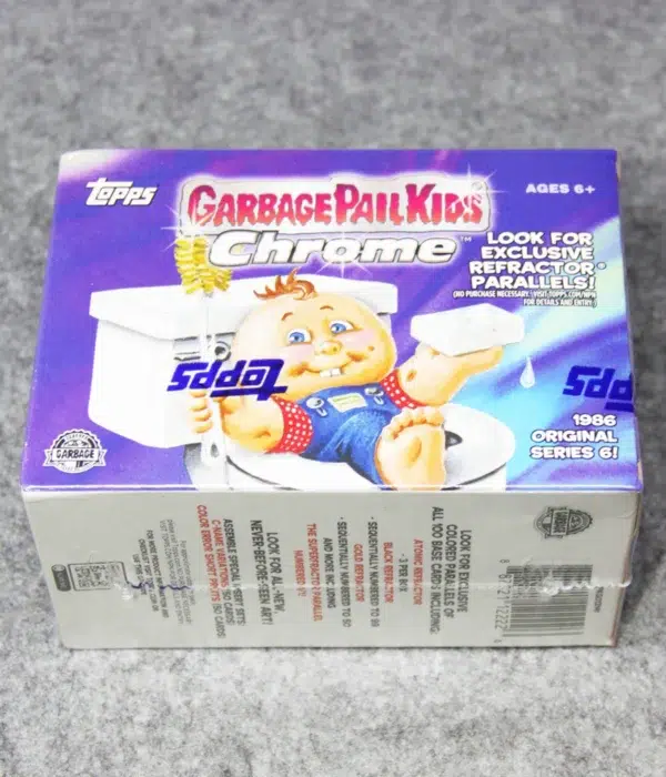 2023 Garbage Pail Kids Chrome 1986 Series 6 Value Box - back