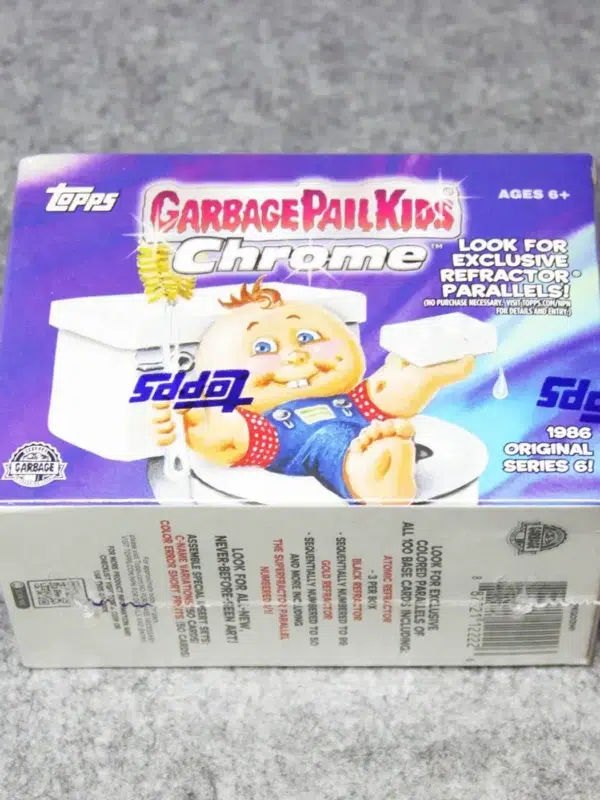 2023 Garbage Pail Kids Chrome 1986 Series 6 Value Box - back