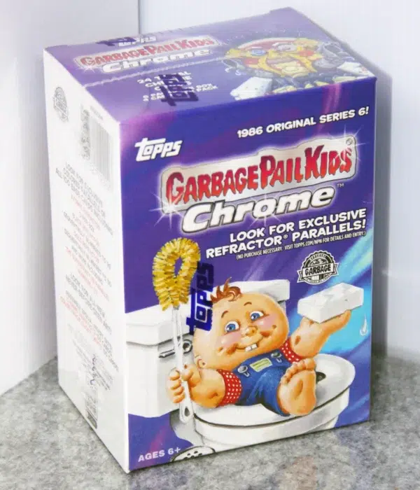 2023 Garbage Pail Kids Chrome 1986 Series 6 Value Box - stand