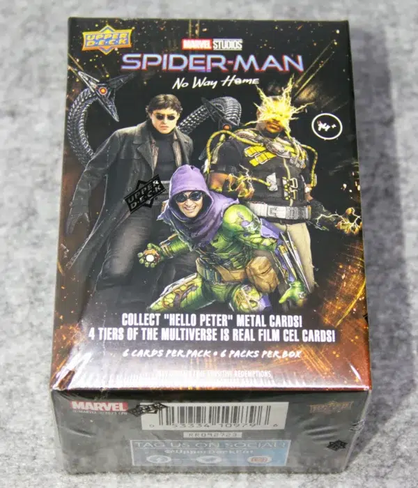 2023 Upper Deck Marvel Spider-Man No Way Home Blaster Box - front