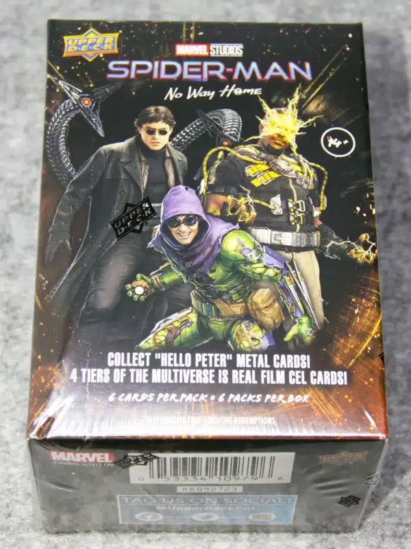 2023 Upper Deck Marvel Spider-Man No Way Home Blaster Box - front