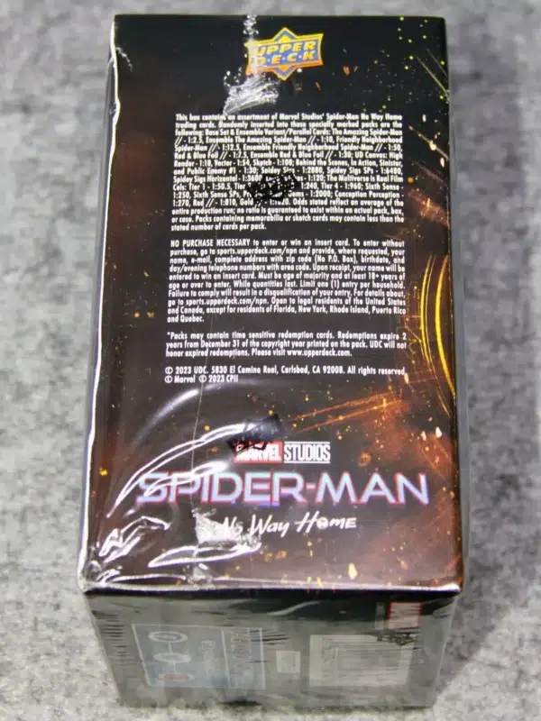 2023 Upper Deck Marvel Spider-Man No Way Home Blaster Box - side2