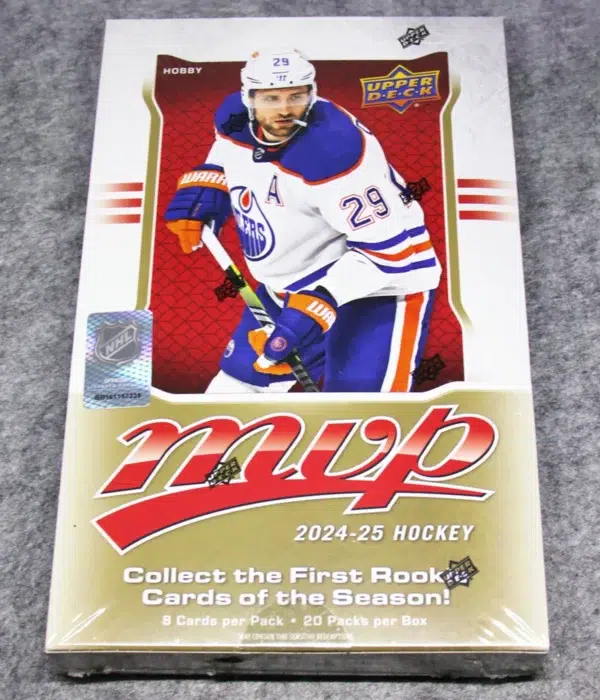 2024-25 Upper Deck MVP Hockey NHL Hobby Box - front