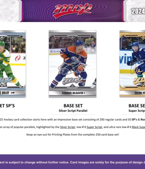 2024-25 Upper Deck MVP Hockey NHL Hobby Box - supplier3