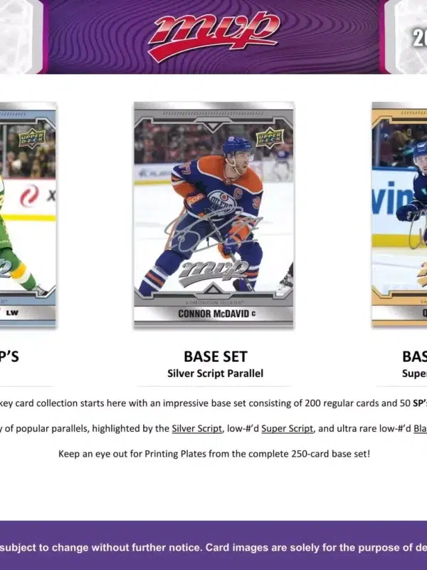 2024-25 Upper Deck MVP Hockey NHL Hobby Box - supplier3