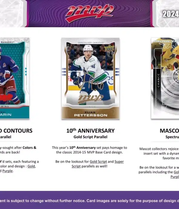 2024-25 Upper Deck MVP Hockey NHL Hobby Box - supplier4