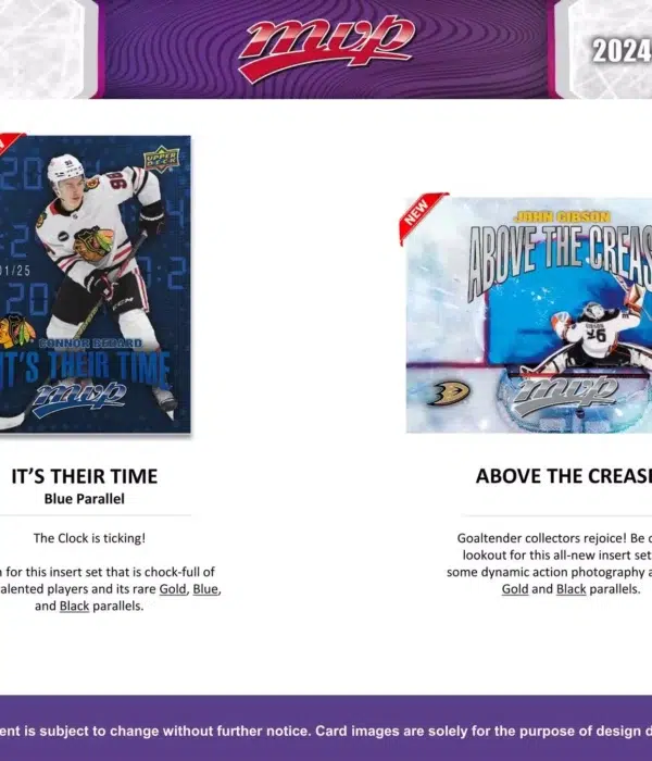 2024-25 Upper Deck MVP Hockey NHL Hobby Box - supplier5