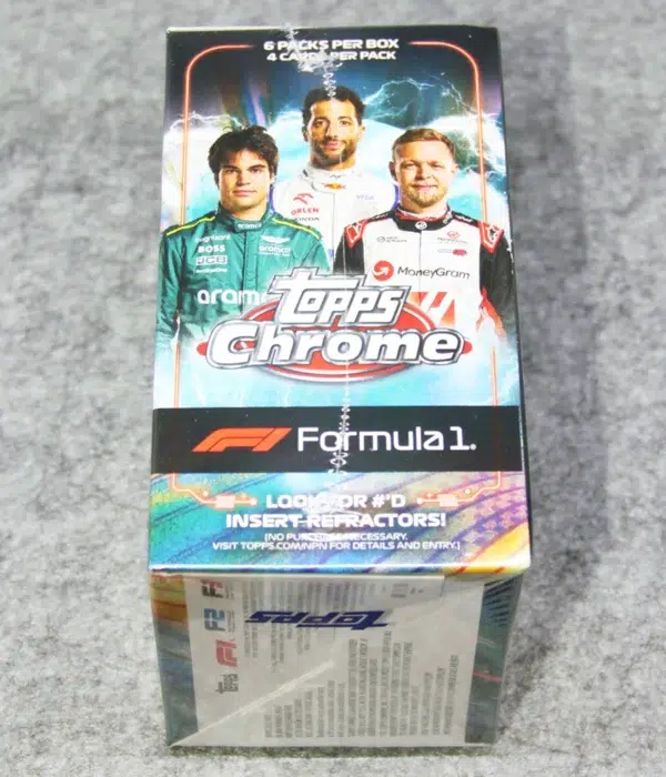 2024 Topps Chrome Formula 1 Racing F1 Value Box - side