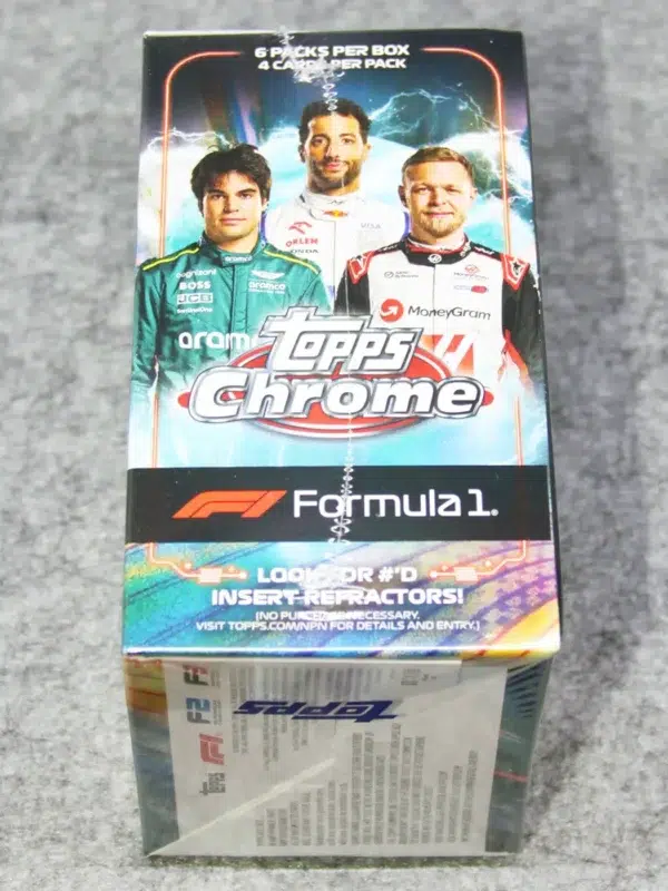2024 Topps Chrome Formula 1 Racing F1 Value Box - side