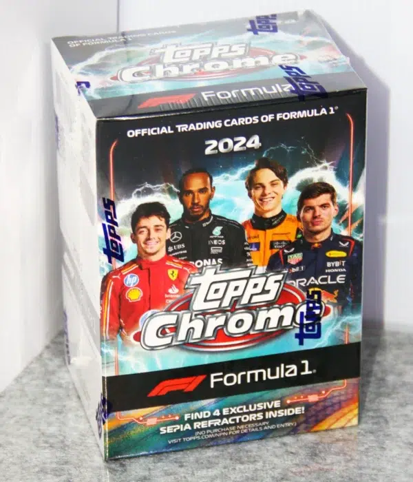 2024 Topps Chrome Formula 1 Racing F1 Value Box - stand