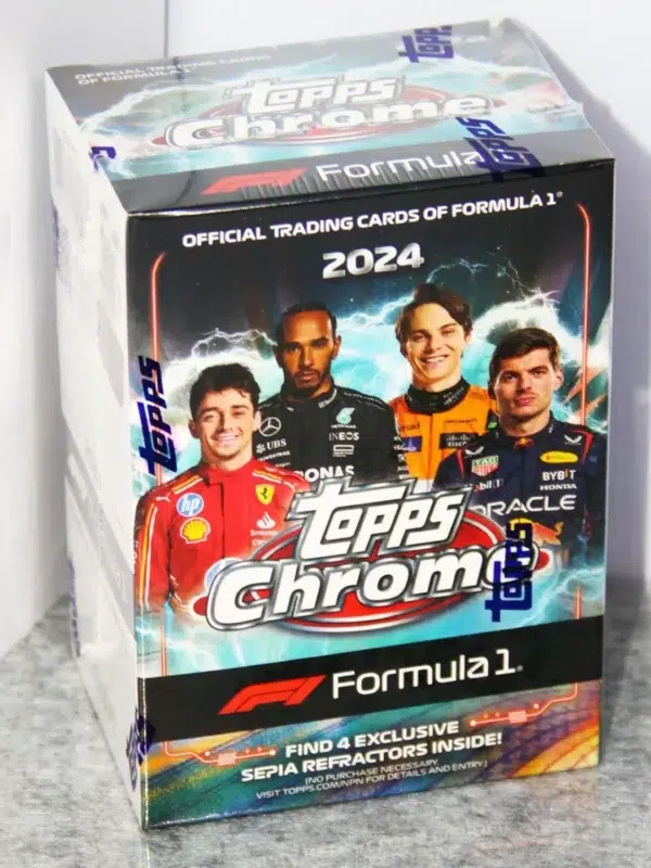 2024 Topps Chrome Formula 1 Racing F1 Value Box - stand