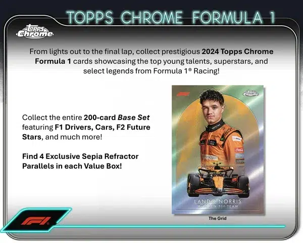 2024 Topps Chrome Formula 1 Racing F1 Value Box - supplier2