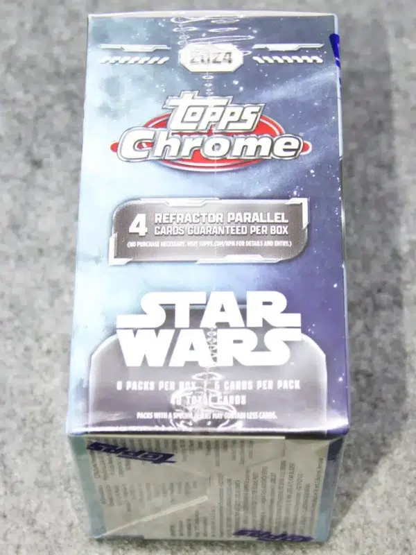 2024 Topps Star Wars Chrome Value Box - side