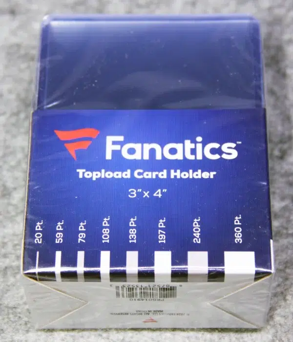 Fanatics Topload Card Holders - front