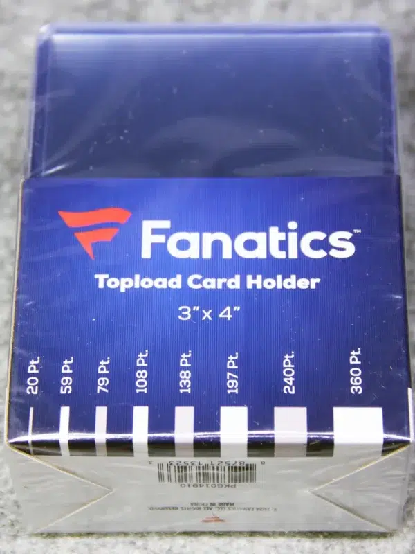 Fanatics Topload Card Holders - front