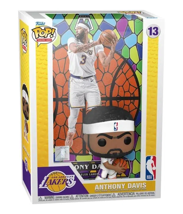 Funko POP! Anthony Davis #13 Los Angeles Lakers NBA Panini Mosaic Card - box