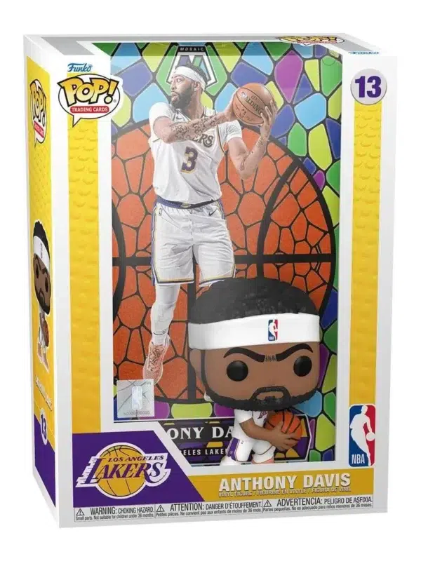 Funko POP! Anthony Davis #13 Los Angeles Lakers NBA Panini Mosaic Card - box