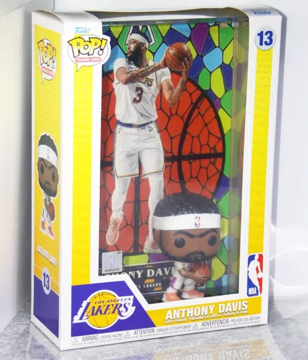 Funko POP! Anthony Davis #13 Los Angeles Lakers NBA Panini Mosaic Card - stand