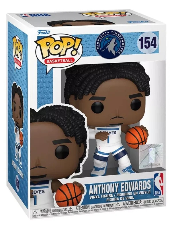 Funko POP! Anthony Edwards #154 NBA Basketball Minnesota Timberwolves - box