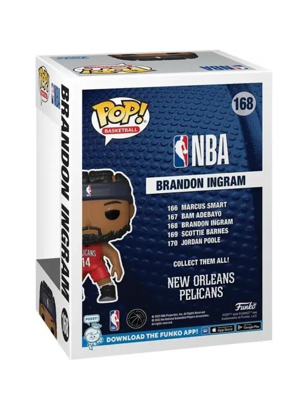 Funko POP! Brandon Ingram #168 NBA Basketball New Orleans Pelicans - back