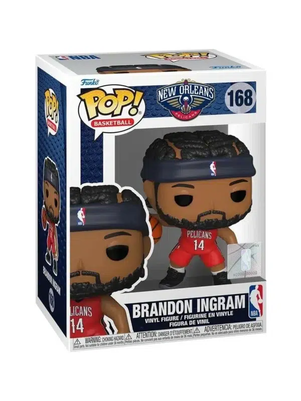 Funko POP! Brandon Ingram #168 NBA Basketball New Orleans Pelicans - box