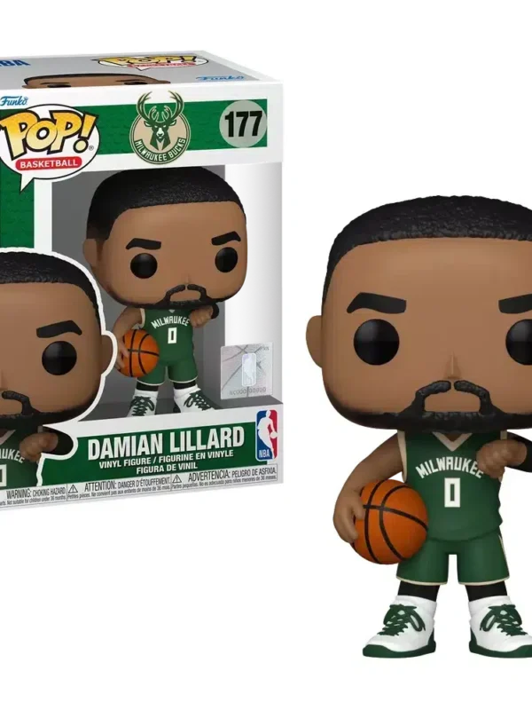 Funko POP! Damian Lillard #177 NBA Basketball Milwaukee Bucks - overview