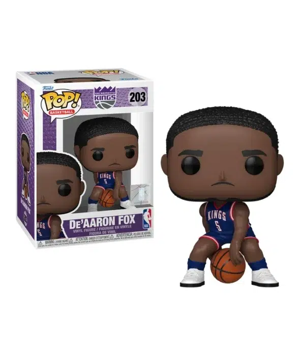 Funko POP! De'Aaron Fox #203 NBA Basketball Sacramento Kings Special City Edition - overview