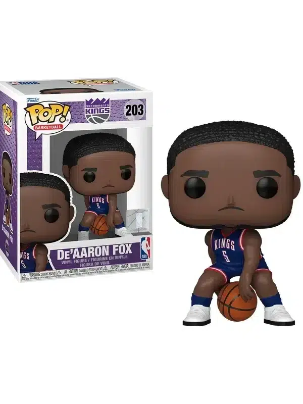 Funko POP! De'Aaron Fox #203 NBA Basketball Sacramento Kings Special City Edition - overview