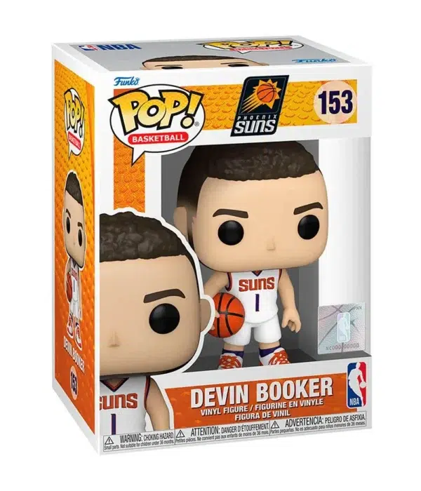 Funko POP! Devin Booker #153 NBA Basketball Phoenix Suns - box