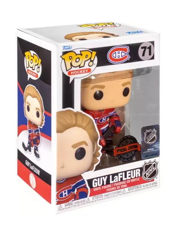 Funko POP! Guy LaFleur #71 NHL Hockey Montreal Canadiens - box