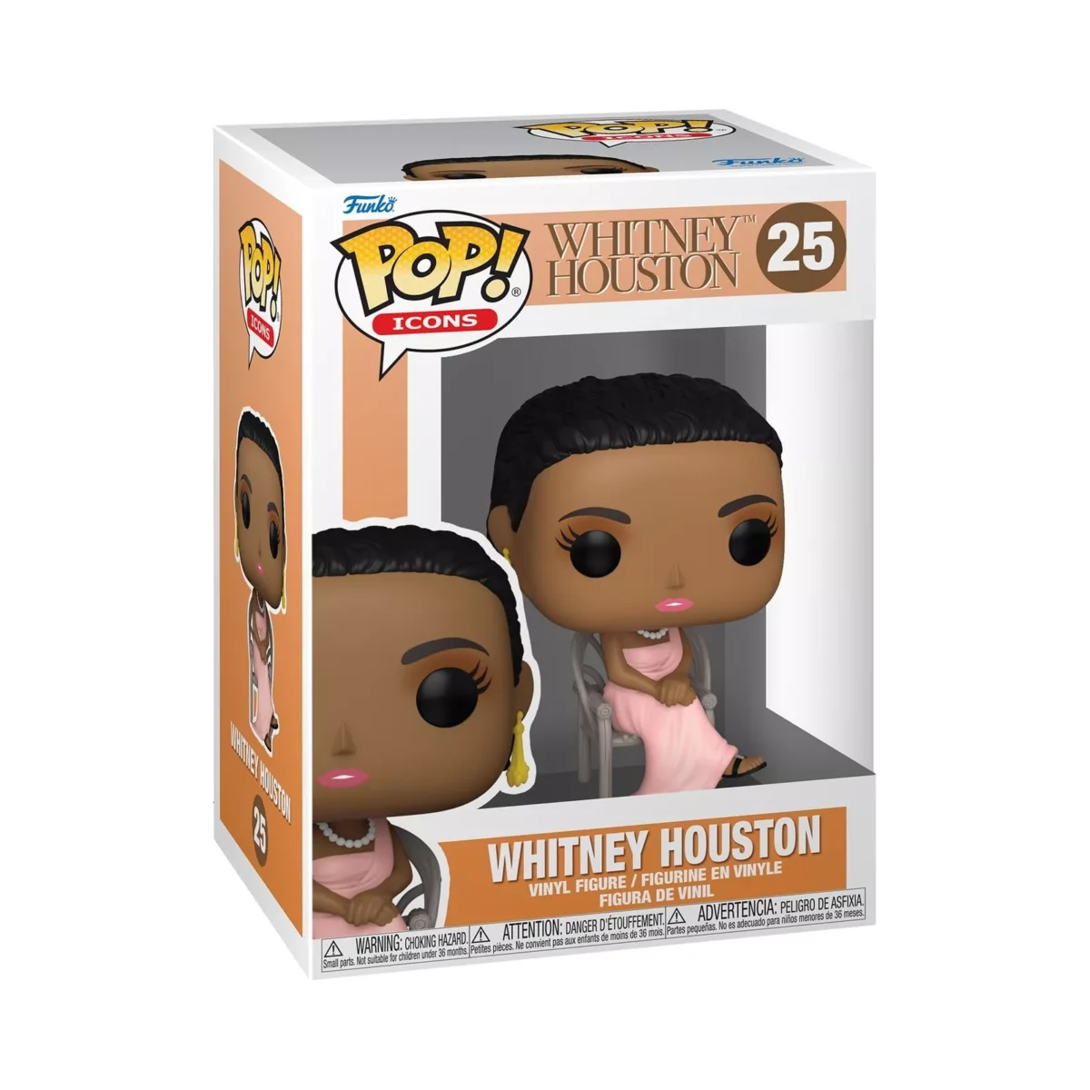 Funko POP! Icons Whitney Houston #25 Whitney Houston debut Album - box