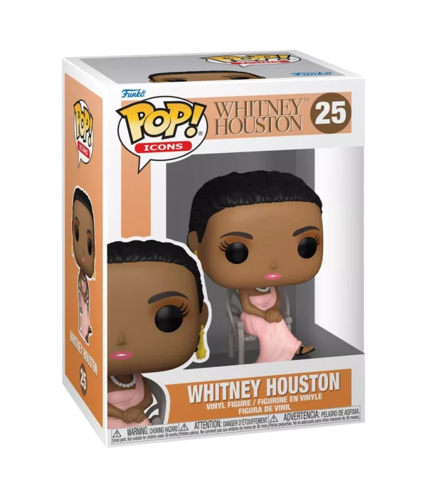 Funko POP! Icons Whitney Houston #25 Whitney Houston debut Album - box