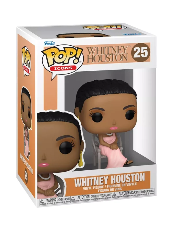Funko POP! Icons Whitney Houston #25 Whitney Houston debut Album - box