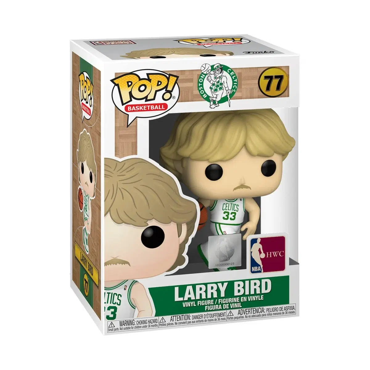 Funko POP! Larry Bird #77 NBA Basketball Hardwood Classics Boston Celtics - box