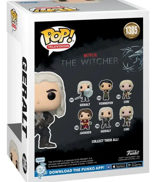 Funko POP! Television Geralt #1385 Netflix The Witcher - back