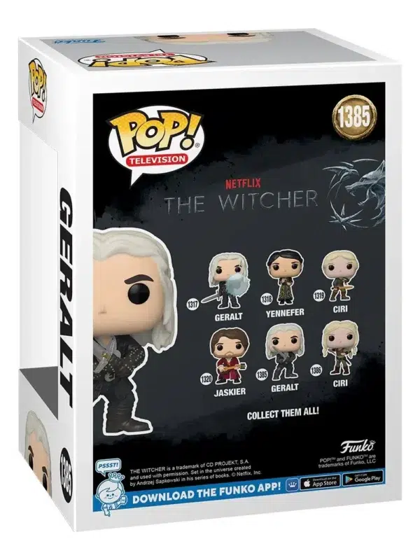 Funko POP! Television Geralt #1385 Netflix The Witcher - back