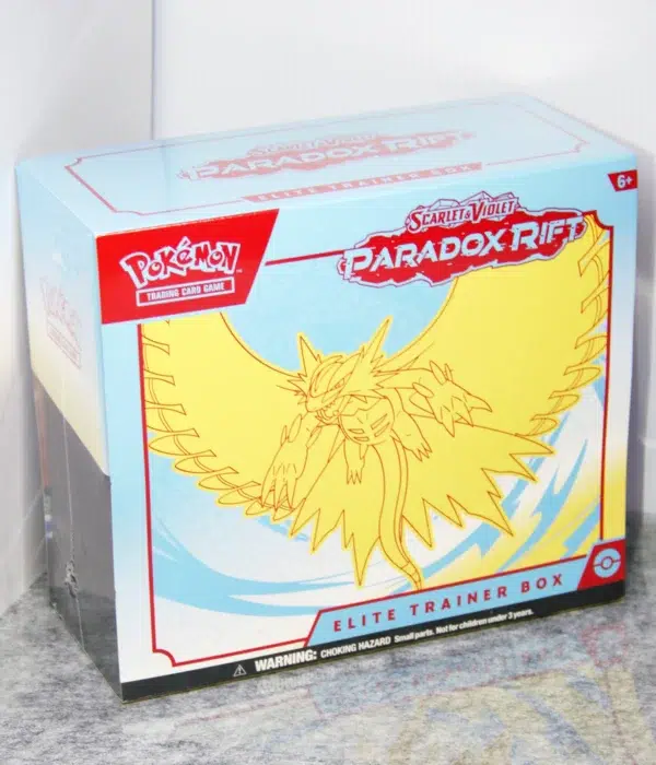 Pokemon TCG Scarlet & Violet Paradox Rift Elite Trainer Box - stand