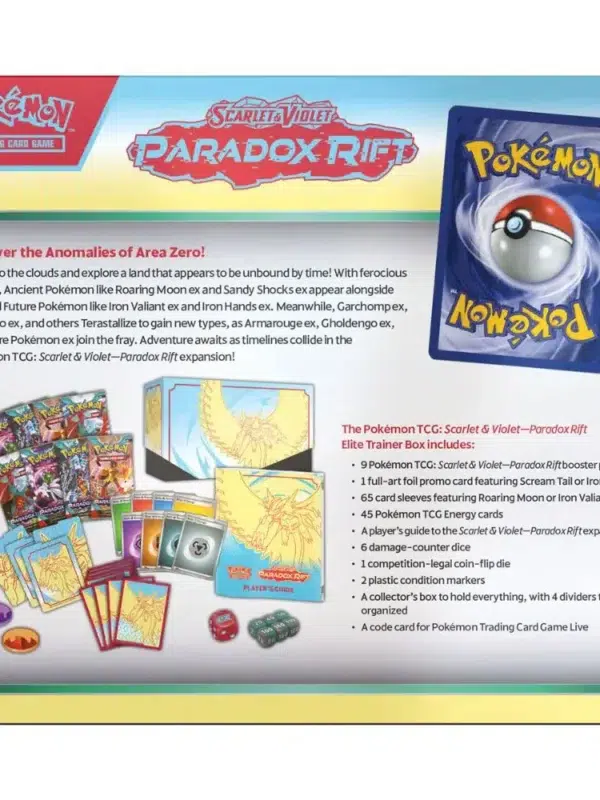 Pokemon TCG Scarlet & Violet Paradox Rift Elite Trainer Box - supplier3