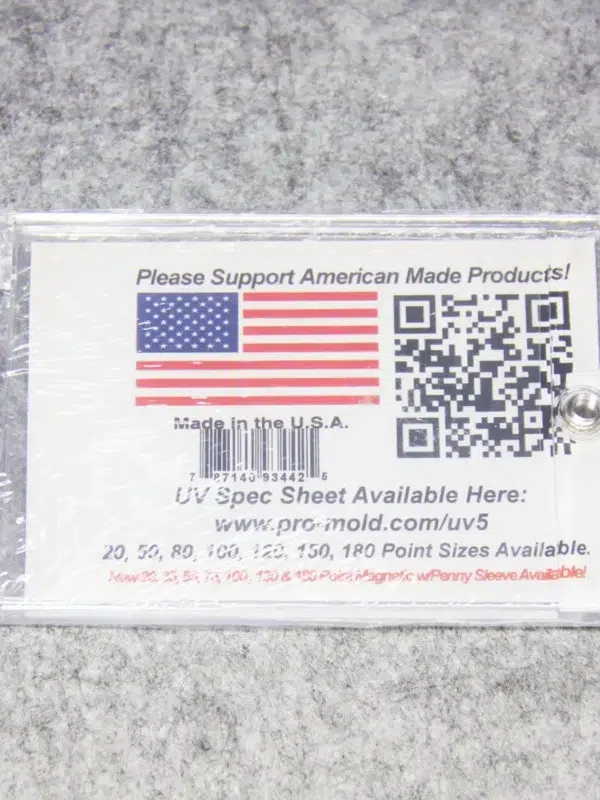 Pro-Mold Magnetic Card Holder 100pt with Penny Sleeve - back