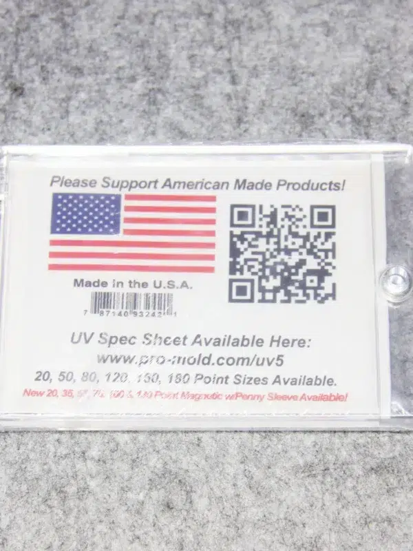 Pro-Mold Magnetic Card Holder 130pt with Penny Sleeve - back