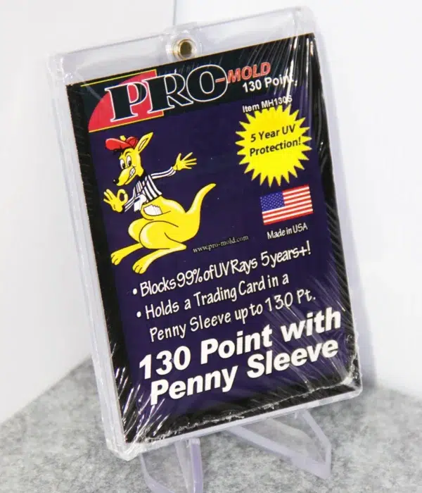 Pro-Mold Magnetic Card Holder 130pt with Penny Sleeve - stand