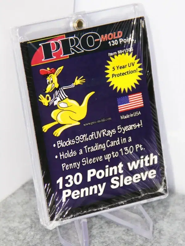 Pro-Mold Magnetic Card Holder 130pt with Penny Sleeve - stand